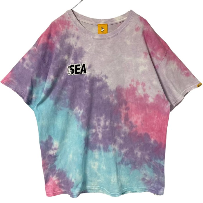 FR2×WIND AND SEA コラボ Tシャツ XL 刺繍ロゴ タイダイ | Vintage.City 古着屋、古着コーデ情報を発信