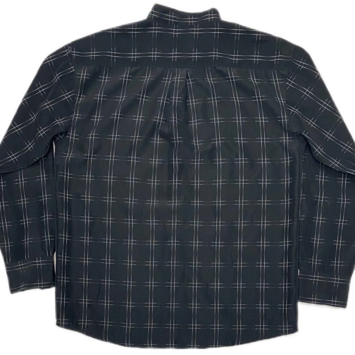 90sKasuri weave Polyester Band Collar Shirts/L | Vintage.City Vintage Shops, Vintage Fashion Trends