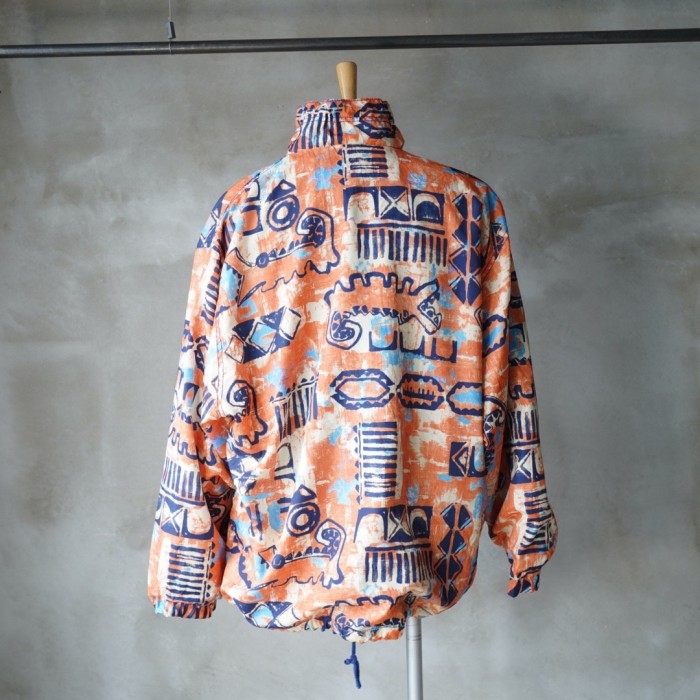 unknown / Europe pattern Blouson / ナイロン パターン ブルゾン | Vintage.City 古着屋、古着コーデ情報を発信