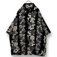 RON JON rayon whole pattern aloha shirt レーヨン 総柄 パイナップル ハイビスカス アロハシャツ ブラック 黒 | Vintage.City Vintage Shops, Vintage Fashion Trends