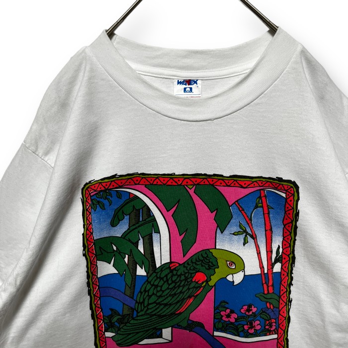 WATEX made in mexico animal print T-shirt メキシコ製 スーベニア プリント Tシャツ ホワイト 白 | Vintage.City ヴィンテージ 古着