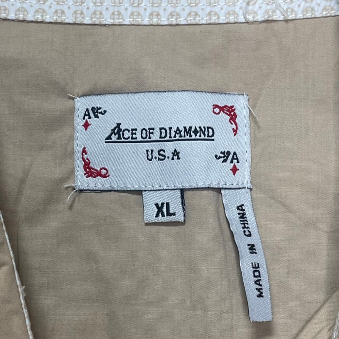 【Made in USA】ACE OF DIAMOND   長袖シャツ　XL   刺繍　デザインシャツ | Vintage.City ヴィンテージ 古着