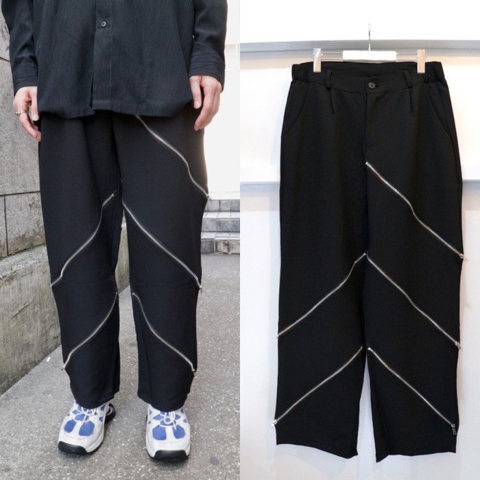【zipper gimmik design easy pants】 | Vintage.City ヴィンテージ 古着