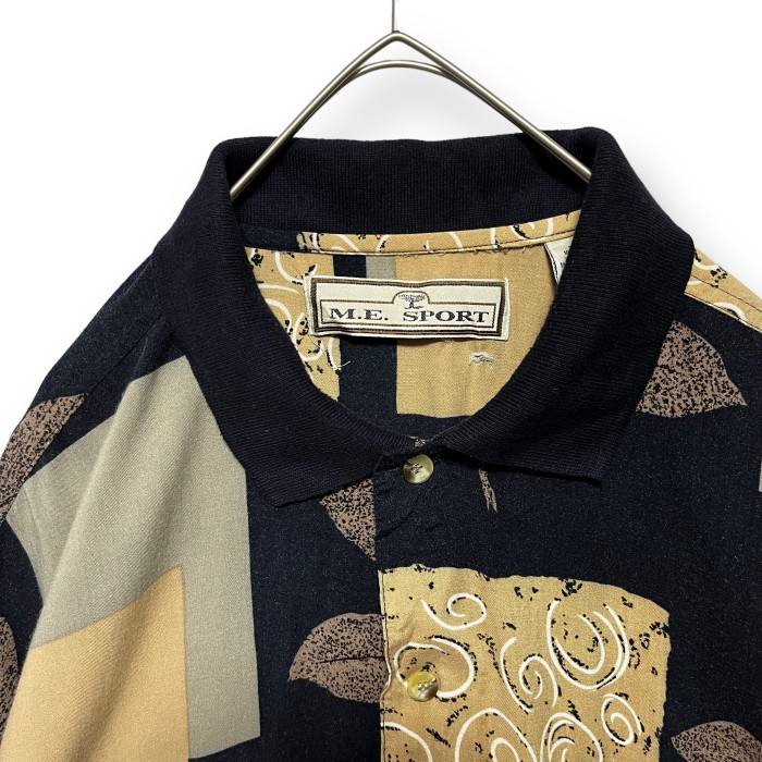M.E.SPORT rayon whole pattern s/s shirt レーヨン 総柄 半袖シャツ | Vintage.City 古着屋、古着コーデ情報を発信
