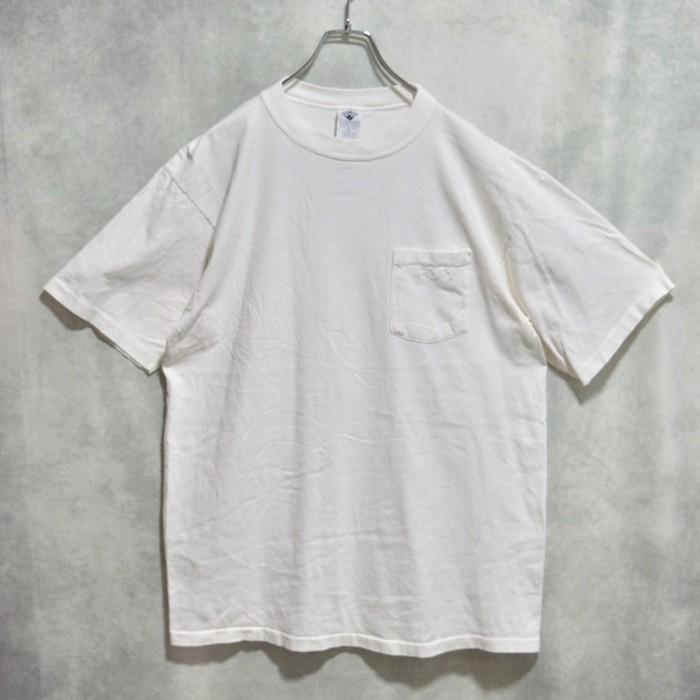 90s " columbia " white cotton pocket t-shirts | Vintage.City ヴィンテージ 古着