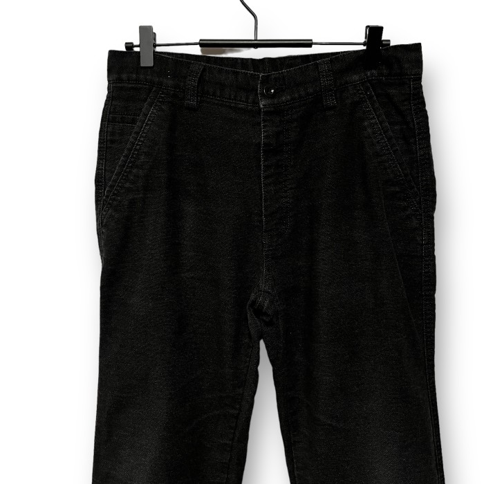 TOMMY HILFIGER embroidery logo black denim pants トミーヒルフィガー 刺繍ロゴ ブラック デニムパンツ | Vintage.City ヴィンテージ 古着