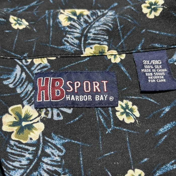 HB SPORT silk over size whole pattern aloha shirt シルク オーバーサイズ 総柄 アロハシャツ | Vintage.City ヴィンテージ 古着