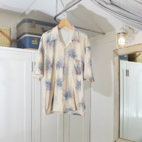 70s sears Poly open collar shirt | Vintage.City 古着屋、古着コーデ情報を発信