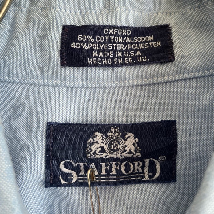 90s STAFFORD ボタンダウンシャツ オックスフォードシャツ 古着 | Vintage.City ヴィンテージ 古着