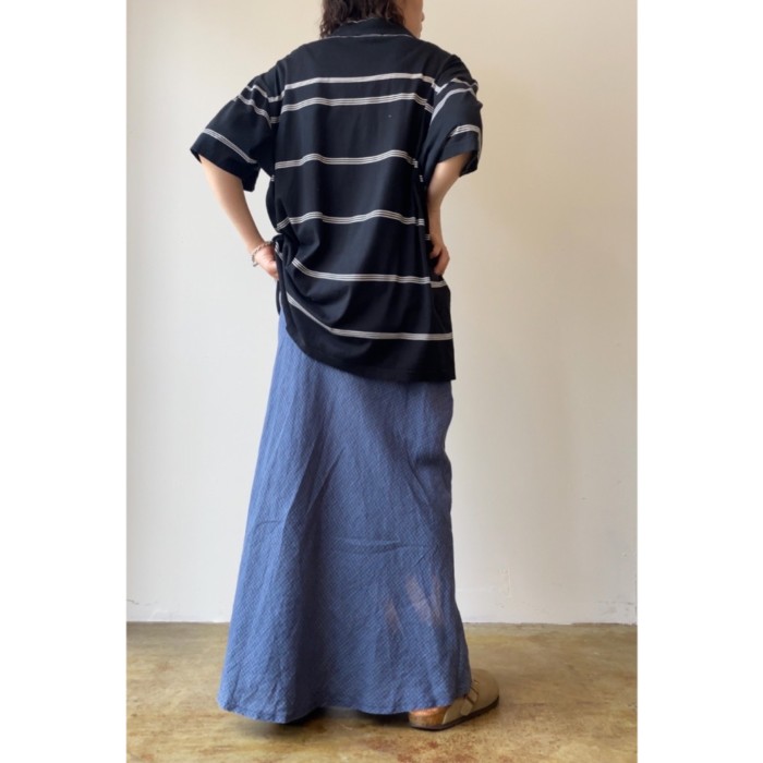 linen long skirt | Vintage.City ヴィンテージ 古着