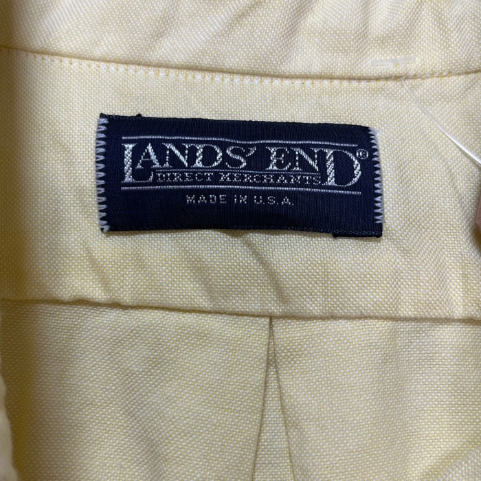【Made in USA】LAND’S END   長袖シャツ　XL   コットン100%   刺繍 | Vintage.City ヴィンテージ 古着