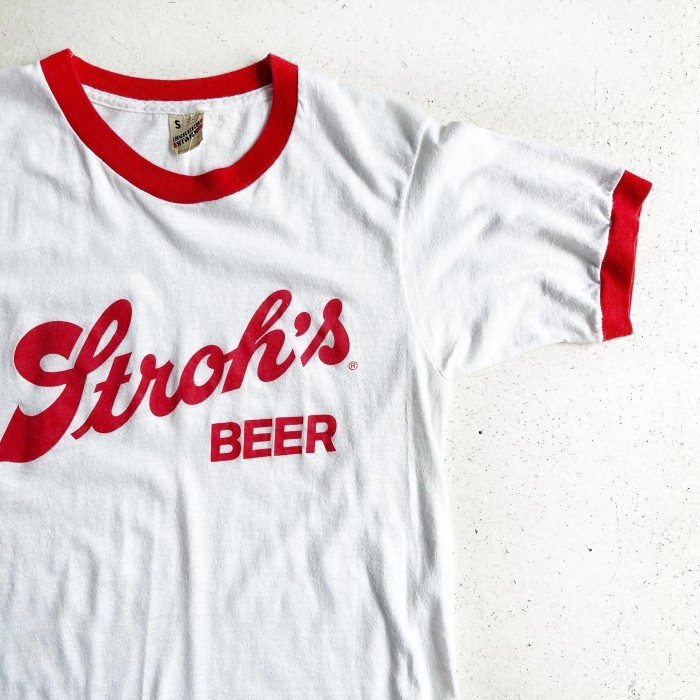 1980s  Stroh's Beer Ringer T-shirt MADE IN USA 【S】 | Vintage.City ヴィンテージ 古着