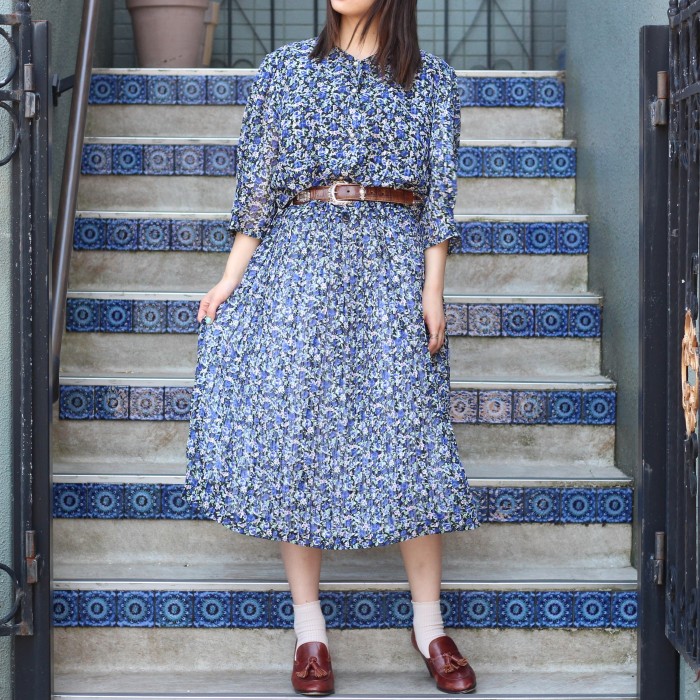 USA VINTAGE DRESS COMPANY FLOWER PATTERNED ONE PIECE/アメリカ古着花柄ワンピース | Vintage.City ヴィンテージ 古着