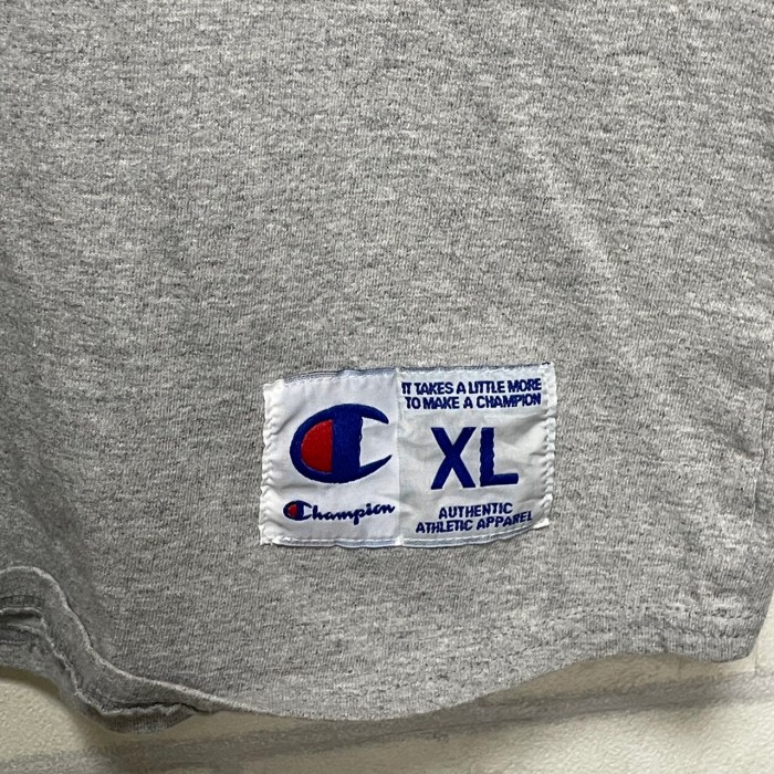 【ラグランスリーブ】【両面プリント】champion   長袖Tシャツ　XL   ブランドタグ　ロンT | Vintage.City ヴィンテージ 古着