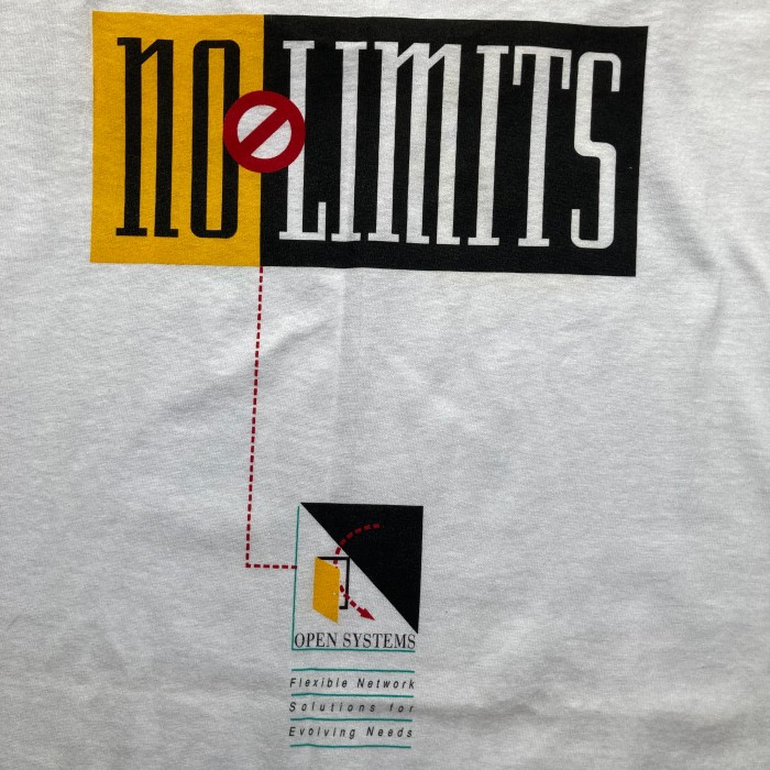 90s extended systems T-shirt 「NO LIMITS」 「DEAD STOCK」企業Tシャツ | Vintage.City ヴィンテージ 古着
