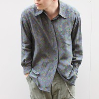 80s Burberrys Paisley Pattern Silk Shirt | Vintage.City 古着屋、古着コーデ情報を発信