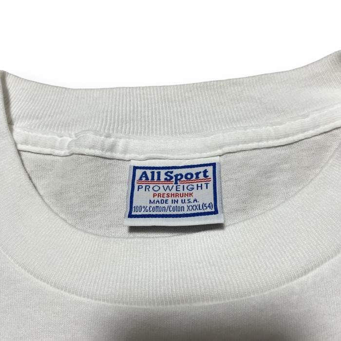 All Sport 90s made in usa Vencor enterprise print T-shirt 90年代 アメリカ製 企業ロゴ プリント Tシャツ ホワイト | Vintage.City ヴィンテージ 古着