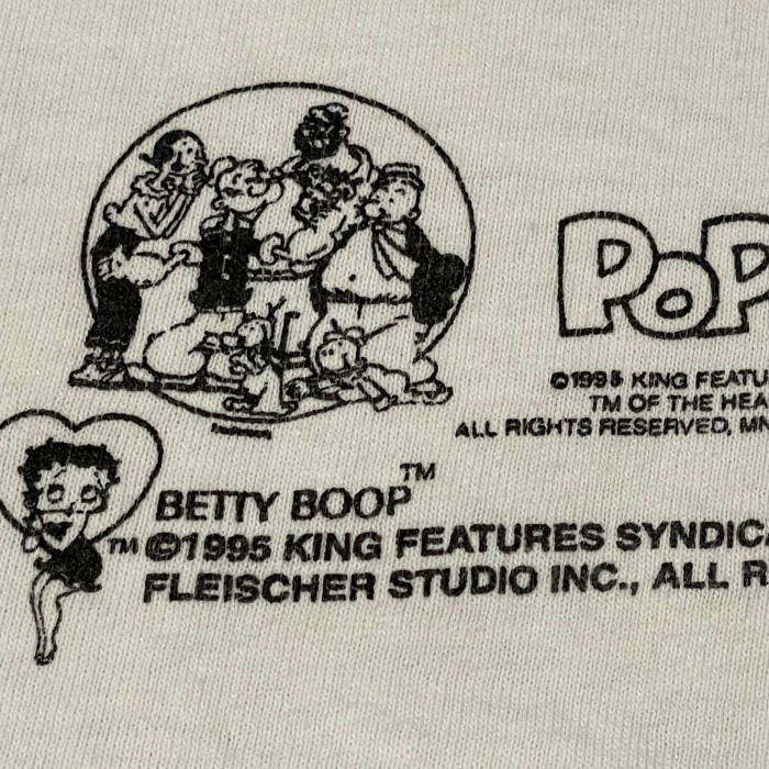 90s made in usa #bettyboop #popeye Tシャツ | Vintage.City ヴィンテージ 古着