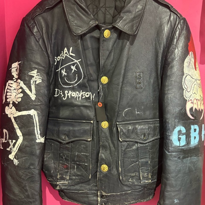 80s punk rock jacket | Vintage.City 古着屋、古着コーデ情報を発信