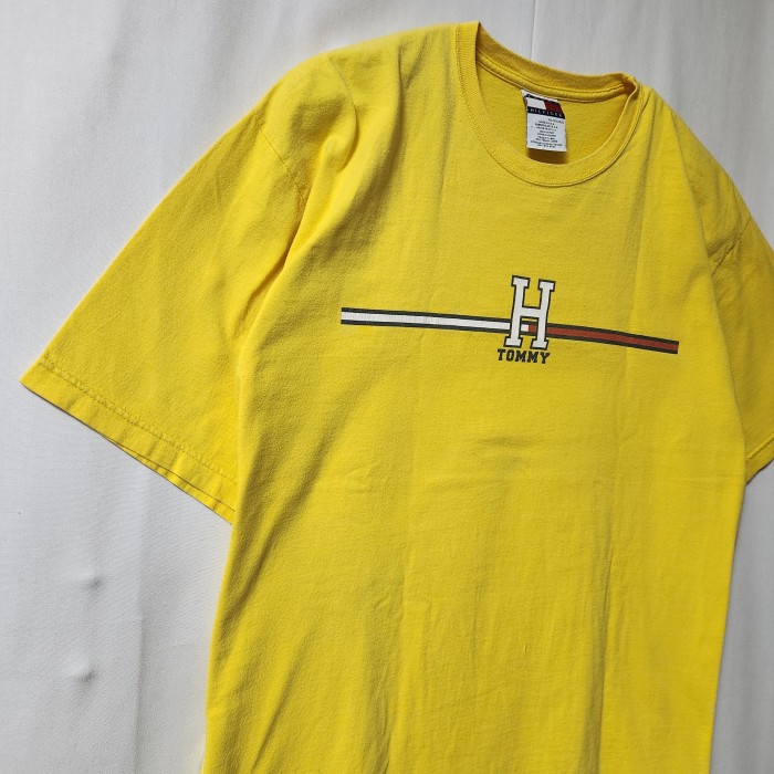 90s TOMMY HILFIGER　トミーヒルフィガー　Tシャツ　半袖　ヴィンテージ　USA製　サイズ2XL | Vintage.City 古着屋、古着コーデ情報を発信