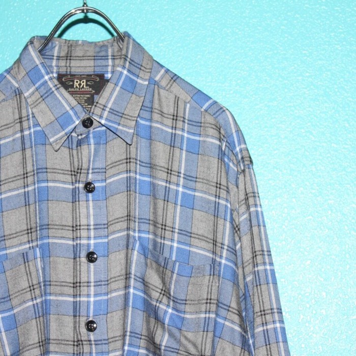 90s RRL Rayon Check Shirt "初期タグ" | Vintage.City 古着屋、古着コーデ情報を発信