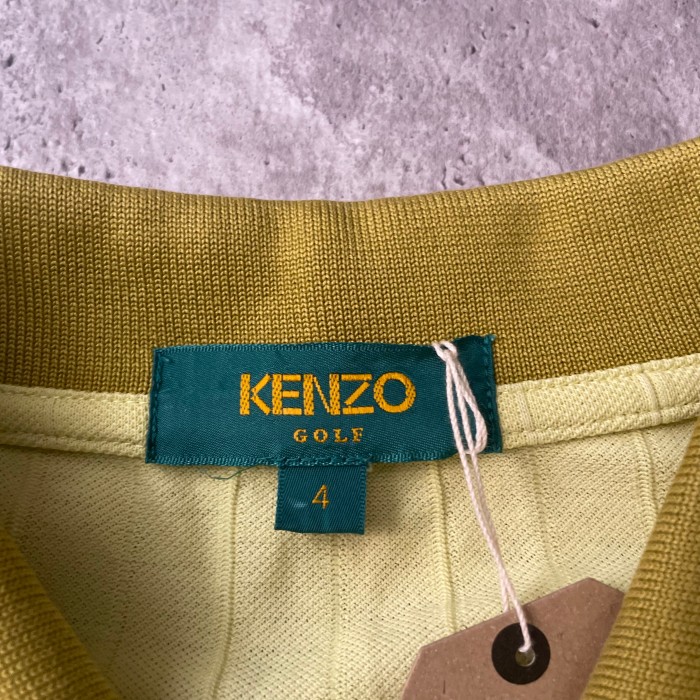 【KENZO】ケンゾー ポロシャツ ライトグリーン 黄緑 L-XLサイズ相当 | Vintage.City ヴィンテージ 古着