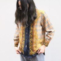80s Burberrys Burberry Check Open Collar Shirt | Vintage.City ヴィンテージ 古着