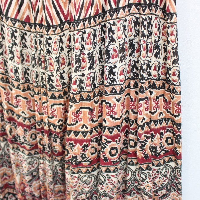 USA VINTAGE ASIAN DESIGN LONG SKIRT/アメリカ古着アジアンデザインロングスカート | Vintage.City 빈티지숍, 빈티지 코디 정보