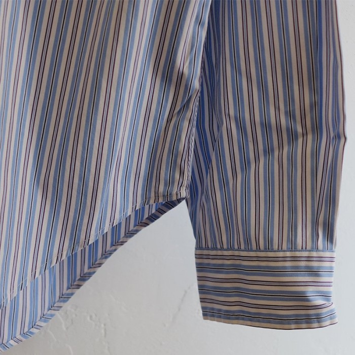 【Ralph Lauren ラルフローレン】 ワンポイント刺繍ストライプBDシャツ BLUE | Vintage.City 빈티지숍, 빈티지 코디 정보