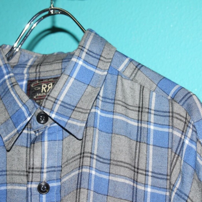 90s RRL Rayon Check Shirt "初期タグ" | Vintage.City 빈티지숍, 빈티지 코디 정보