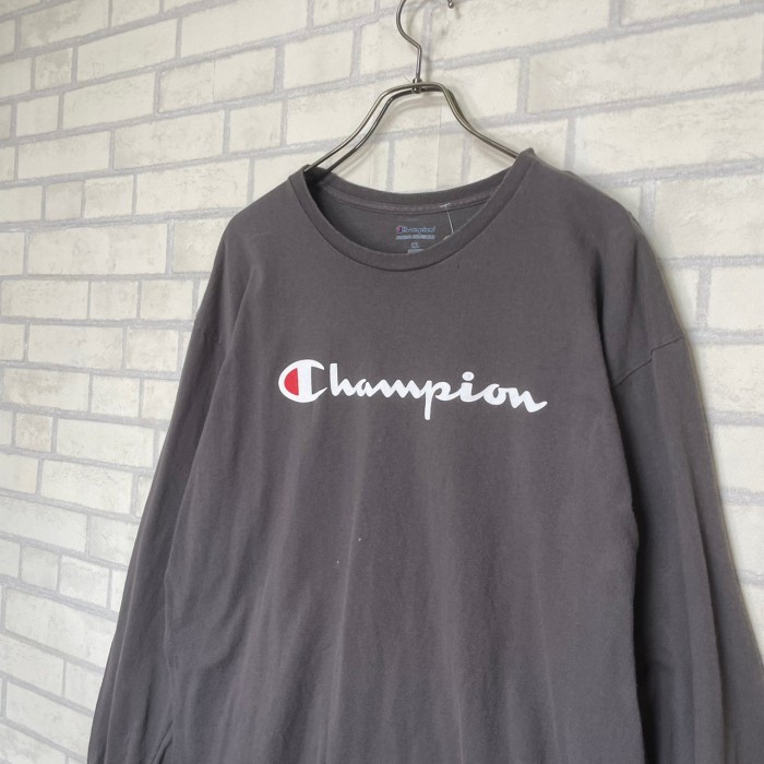 champion   長袖Tシャツ　XL   コットン100%   プリント　ロンT | Vintage.City 古着屋、古着コーデ情報を発信