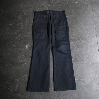 " GUCCI " flare cargo pants black | Vintage.City 빈티지숍, 빈티지 코디 정보