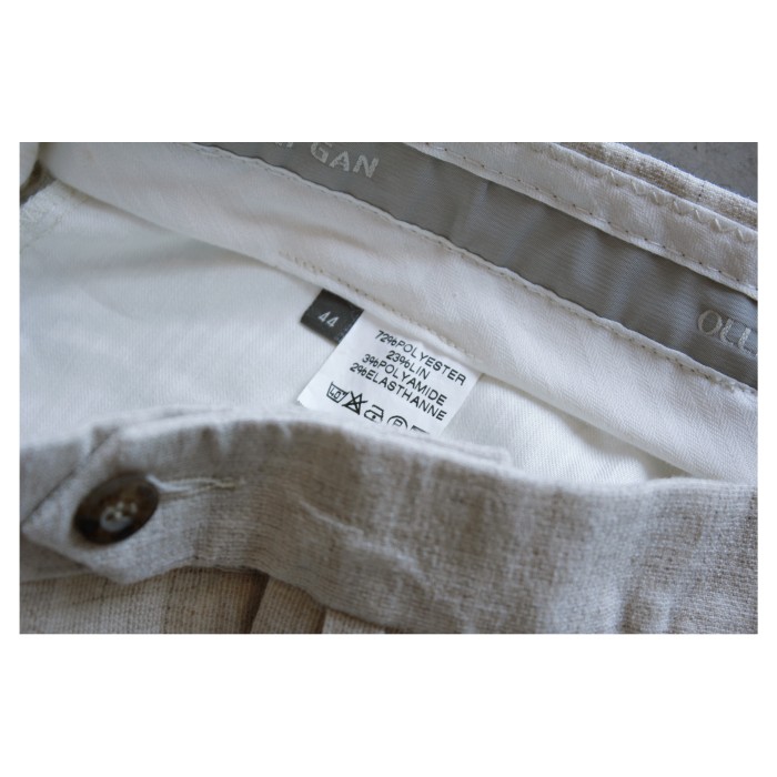 EURO Vintage Luxe Linen Blend Slacks | Vintage.City 빈티지숍, 빈티지 코디 정보