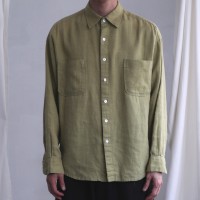 vintage linen shirt lime | Vintage.City 빈티지숍, 빈티지 코디 정보