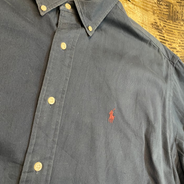 USED ラルフローレン ボタンダウンシャツ L ネイビー | Vintage.City 古着屋、古着コーデ情報を発信