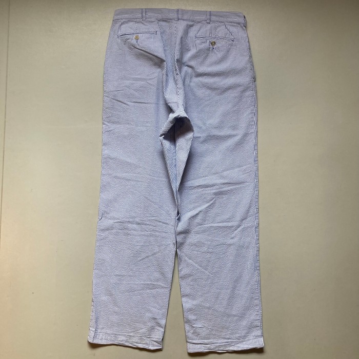 90s polo Ralph Lauren Stripe pants 「シアサッカー」スラックスパンツ ラルフローレン | Vintage.City 빈티지숍, 빈티지 코디 정보