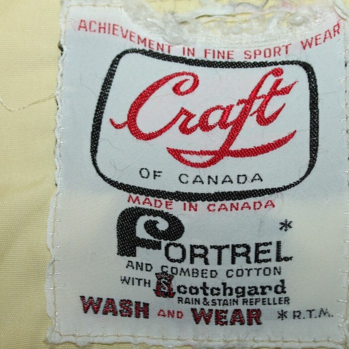 50s~60s Craft of Canada Sport Jacket CANADA製 | Vintage.City 古着屋、古着コーデ情報を発信