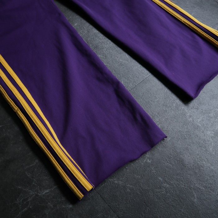 " adidas " semi flare track pants purple | Vintage.City 古着屋、古着コーデ情報を発信