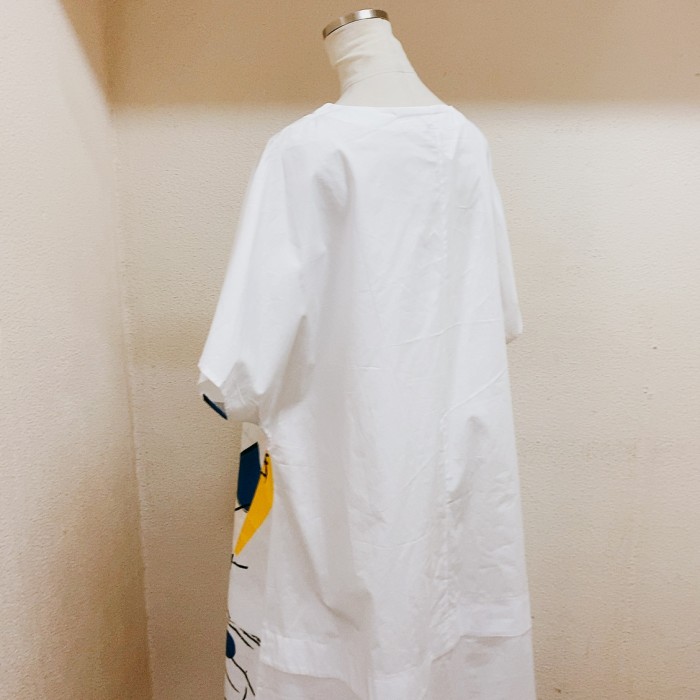 シーヤード　半袖ワンピース　白　青　黄色　Cヤード | Vintage.City 古着屋、古着コーデ情報を発信