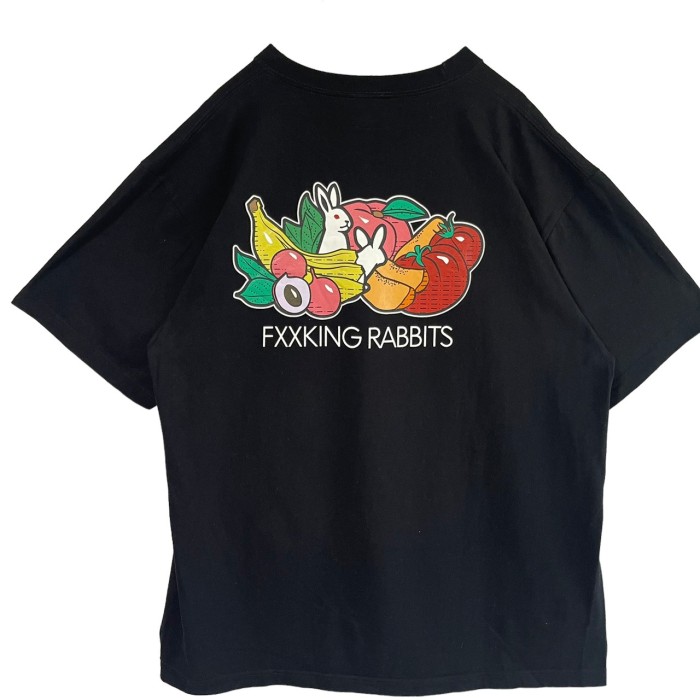 FR2 エフアールツー Tシャツ XL バックロゴ フルーツ ワンポイントロゴ