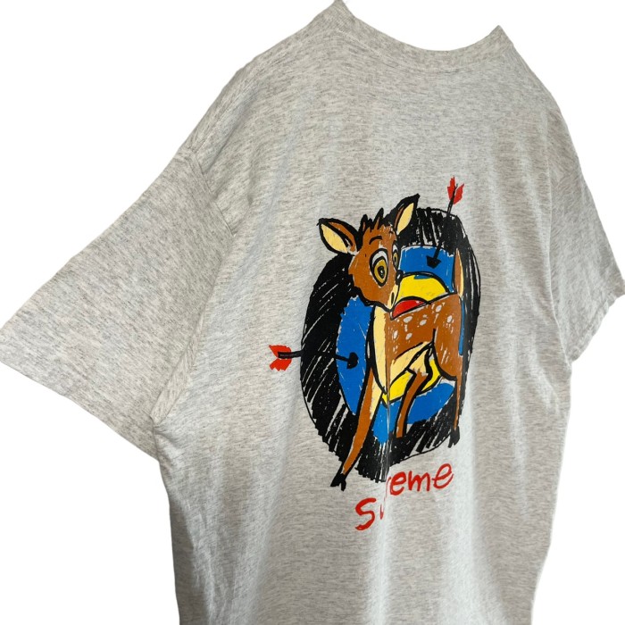 supreme シュプリーム Tシャツ L バックロゴ ワンポイントロゴ バンビ | Vintage.City ヴィンテージ 古着