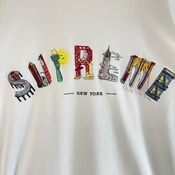 Tシャツ/カットソー(半袖/袖なし)supreme City Arc Tee 白 L シャツ シティー