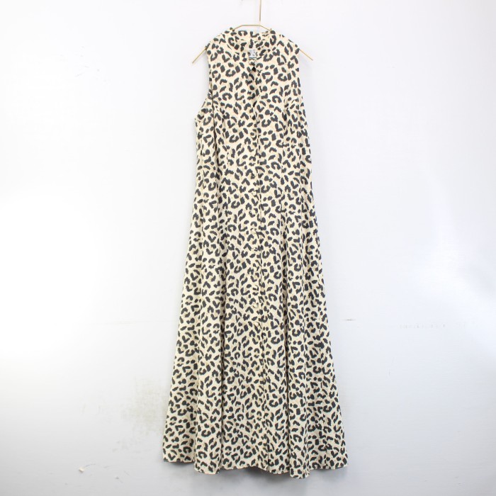 USA VINTAGE LEOPARD PATTERNED DESIGN NO SLEEVE ONE PIECE/アメリカ ...