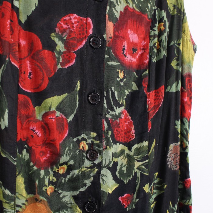 USA VINTAGE FRUIT PATTERNED NO SLEEVE ONE PIECE/アメリカ古着フルーツ柄ノースリーブワンピース | Vintage.City 古着屋、古着コーデ情報を発信