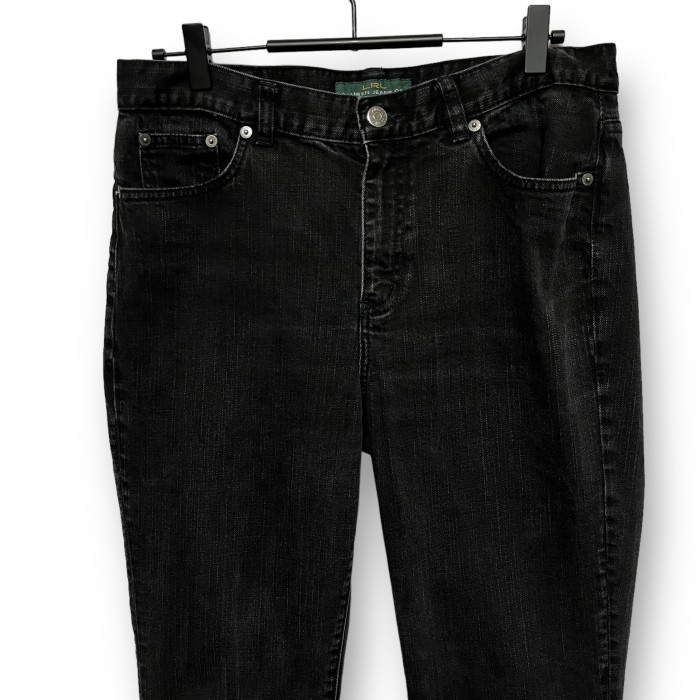 LAUREN RALPH LAUREN flare black denim pants ローレンラルフローレン ブラック フレア デニムパンツ | Vintage.City Vintage Shops, Vintage Fashion Trends