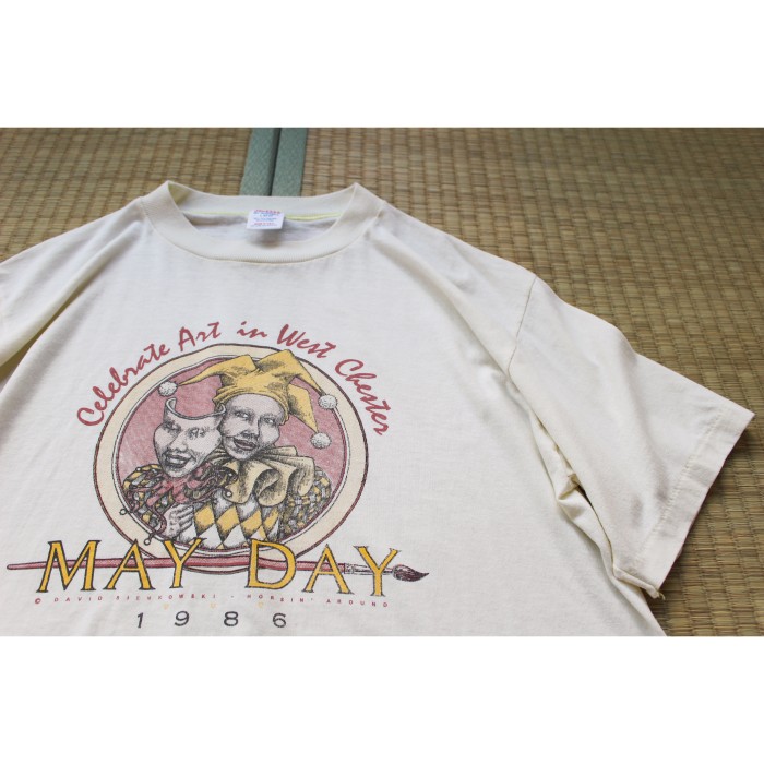80's "MAY DAY" Tee | Vintage.City 古着屋、古着コーデ情報を発信