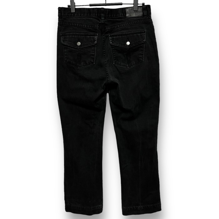 LAUREN RALPH LAUREN flare black denim pants ローレンラルフローレン ブラック フレア デニムパンツ | Vintage.City 빈티지숍, 빈티지 코디 정보