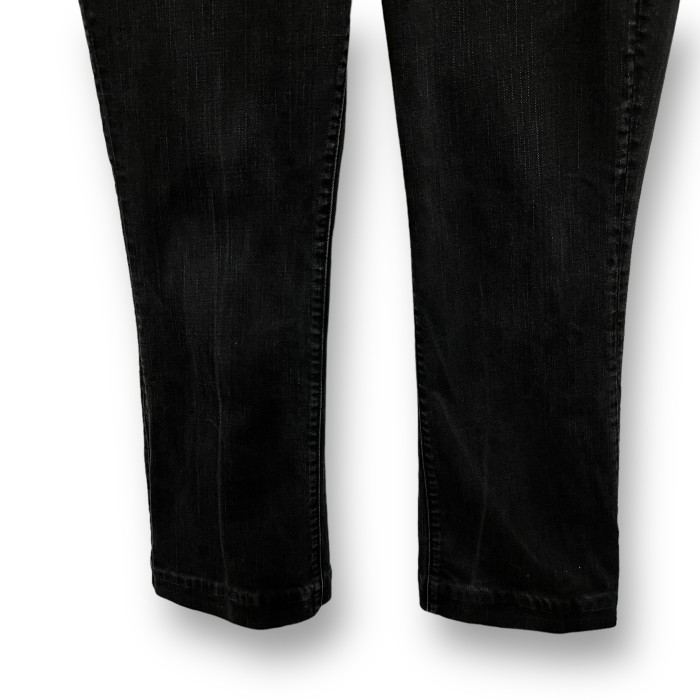 LAUREN RALPH LAUREN flare black denim pants ローレンラルフローレン ブラック フレア デニムパンツ | Vintage.City 빈티지숍, 빈티지 코디 정보