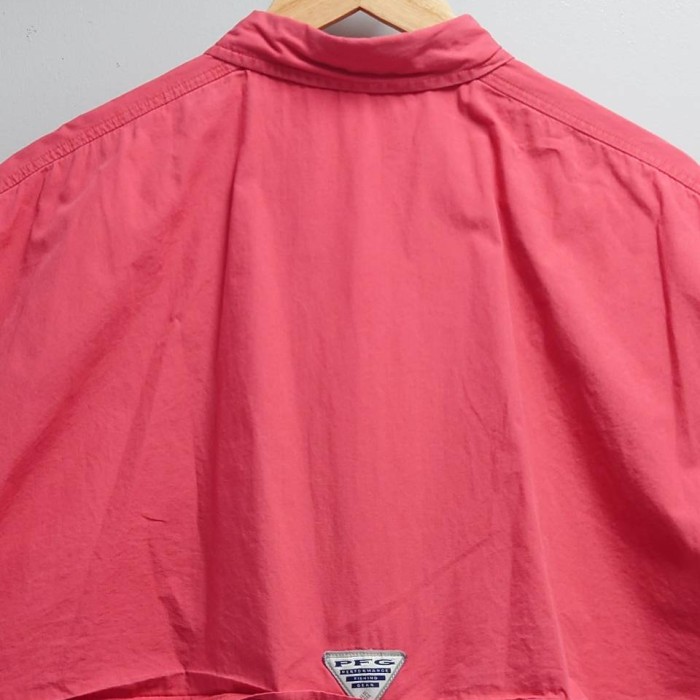 Columbia “PFG” 半袖 フィッシング シャツ レッド系 XL | Vintage.City 古着屋、古着コーデ情報を発信