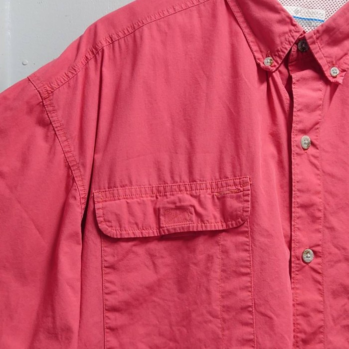 Columbia “PFG” 半袖 フィッシング シャツ レッド系 XL | Vintage.City 古着屋、古着コーデ情報を発信